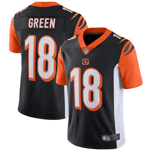 Cincinnati Bengals Limited Black Men A J  Green Home Jersey NFL Footballl #18 Vapor Untouchable->women nfl jersey->Women Jersey